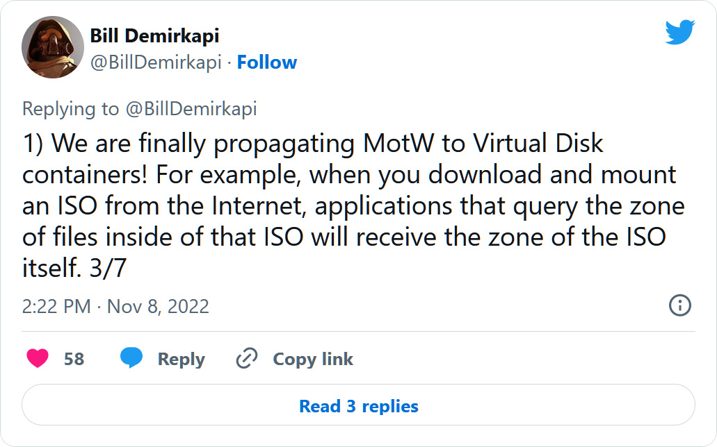 Tweet Bill Demirkapi