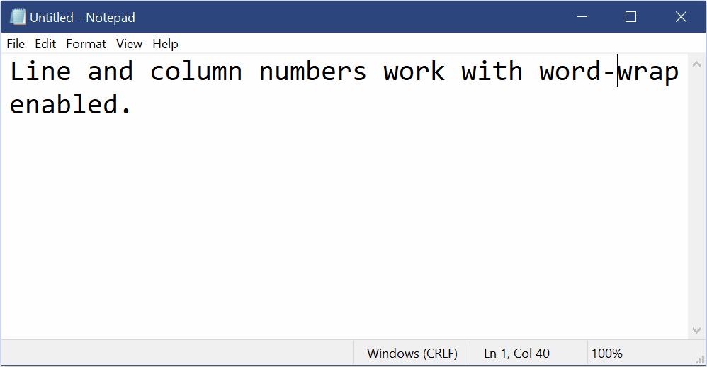 Windows 10 Notepad is Getting Updated with Modern Features
