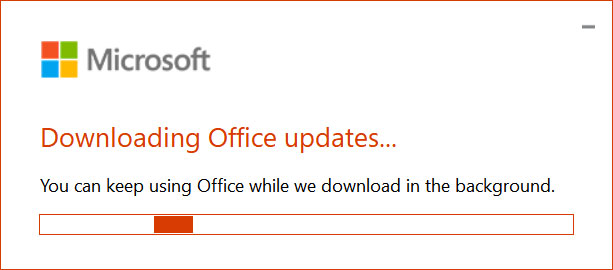 Downloading Office updates