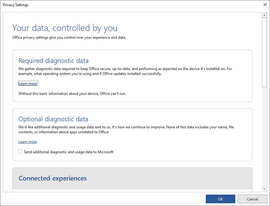 turn off sending dignosticts data for office 365 mac turn off sending dignosticts data for office 365 mac