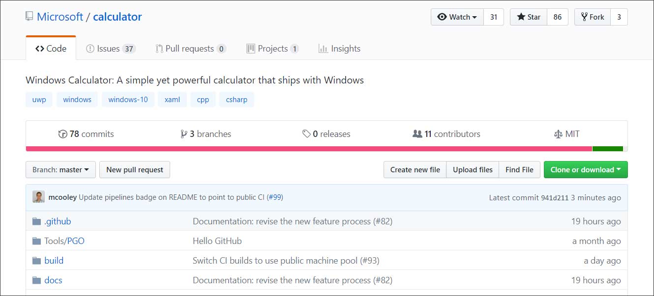 Microsoft Open Sources The Windows 10 Calculator On Github