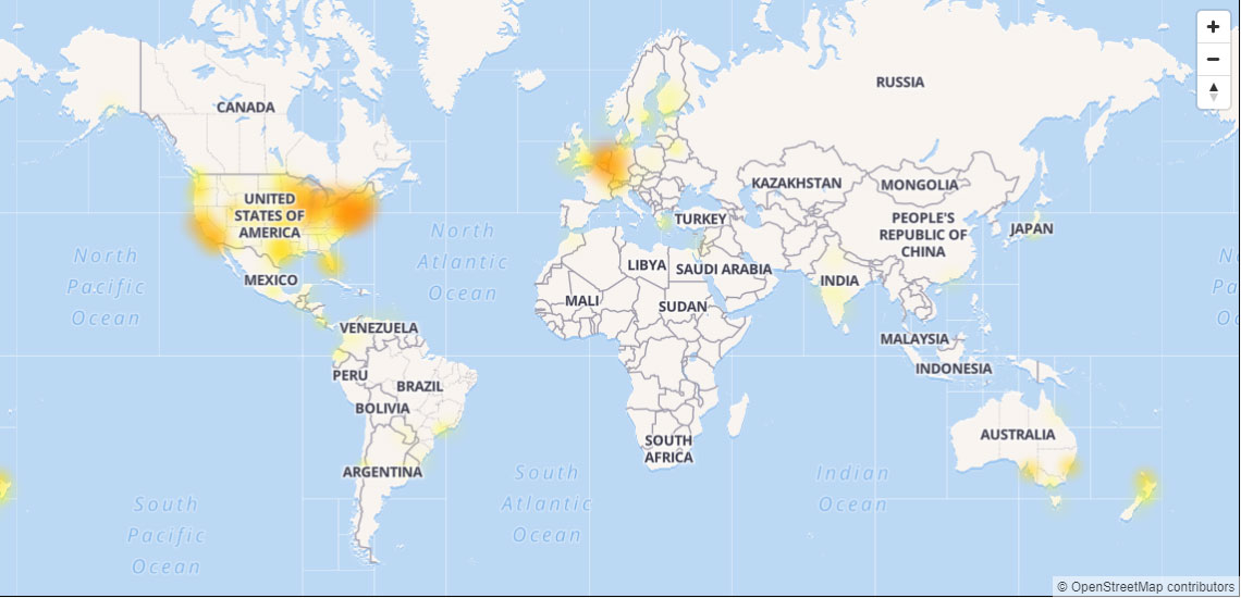 Outage map