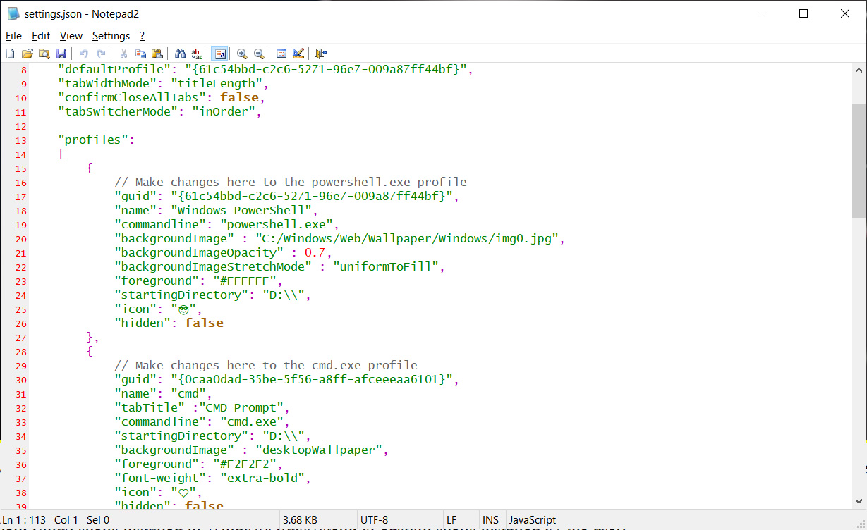 Windows Terminal now has a hidden graphical Settings editor Windows Terminal now has a hidden graphical Settings editor