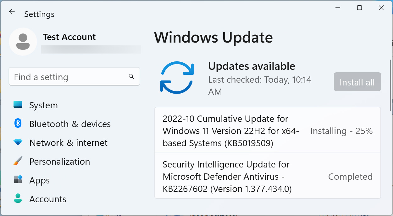 Windows 11 KB5019509 preview update