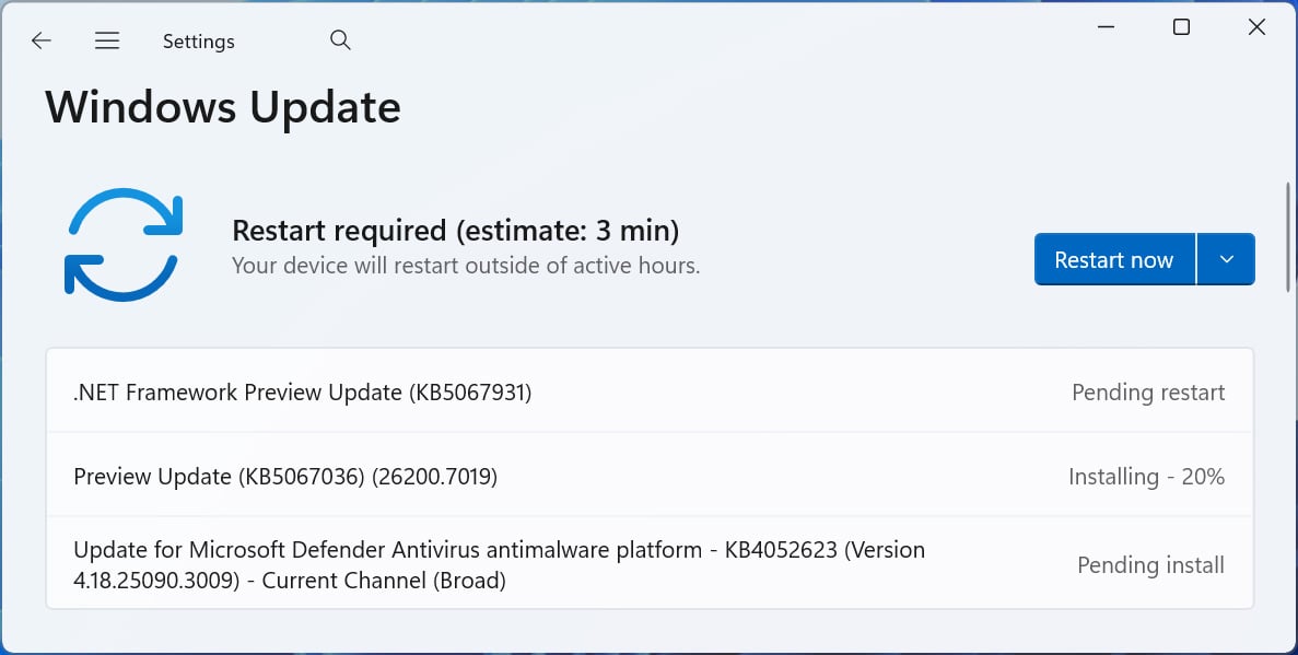 Windows 11 KB5067036 update rolls out Administrator Protection feature 2 KB5067036 preview update