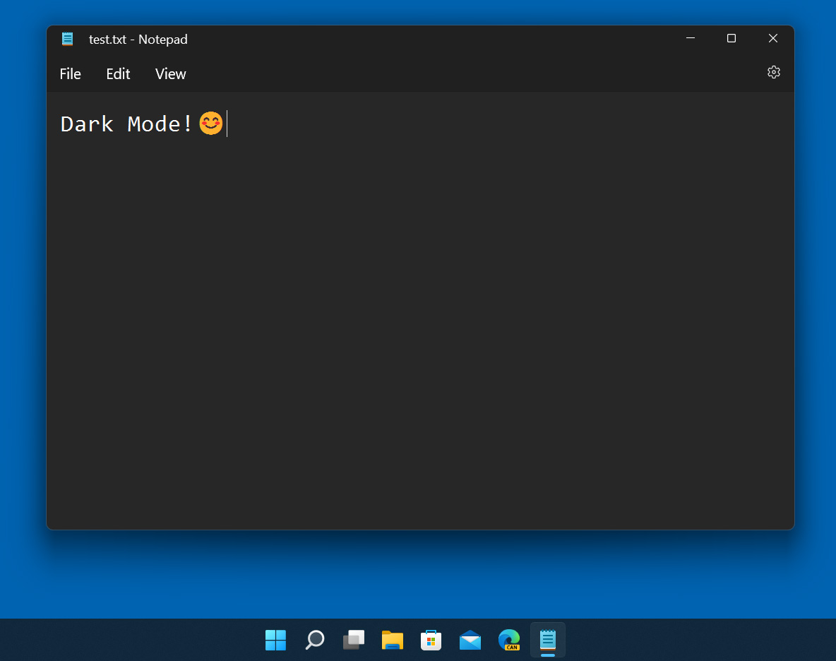 New Notepad for Windows 11