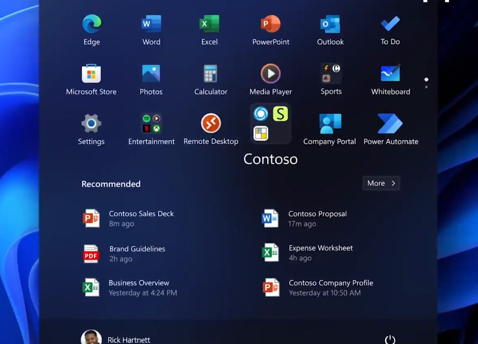 Windows 11 Start Menu App Folders
