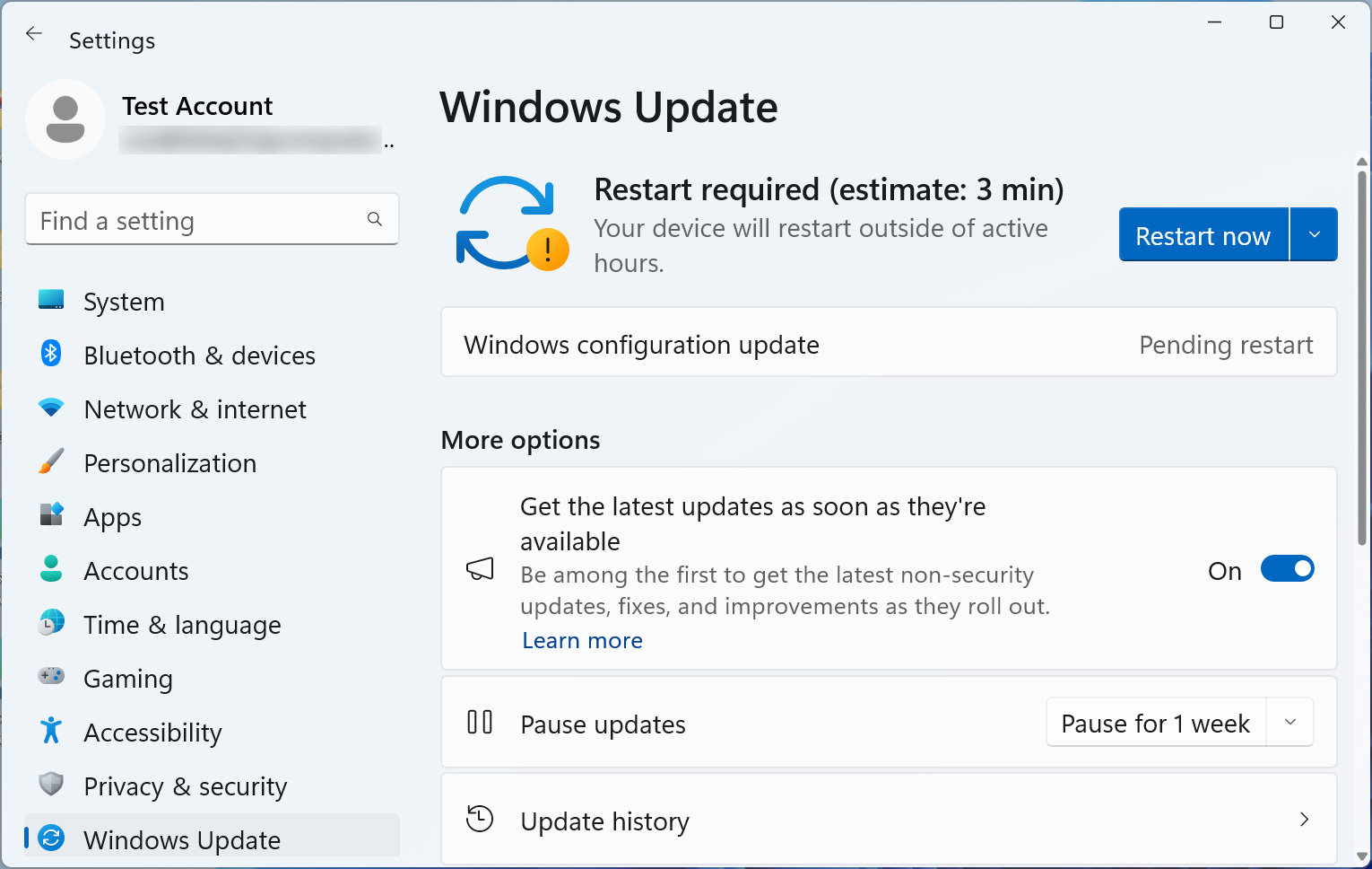 The new Windows 11 setup update for Moment 3