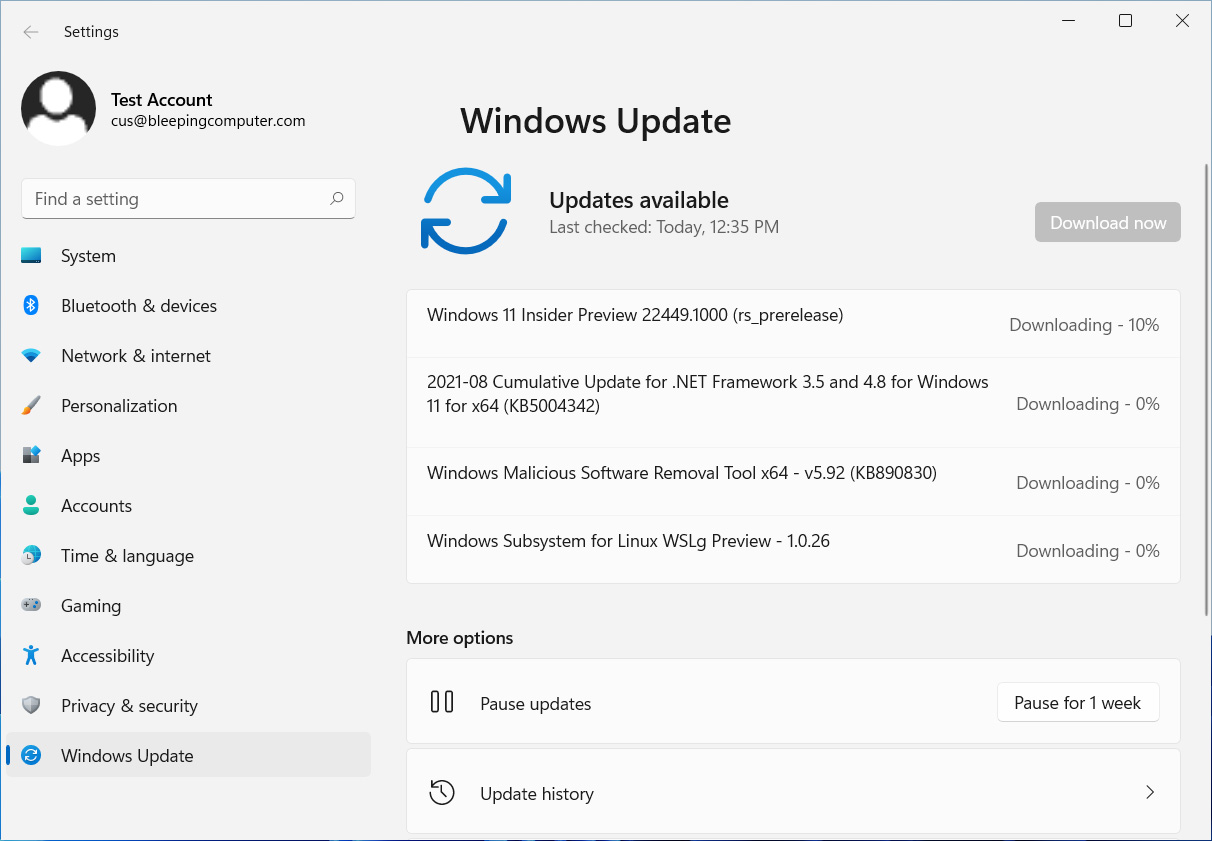 First Windows 11 Nickel build offered to Windows Insiders