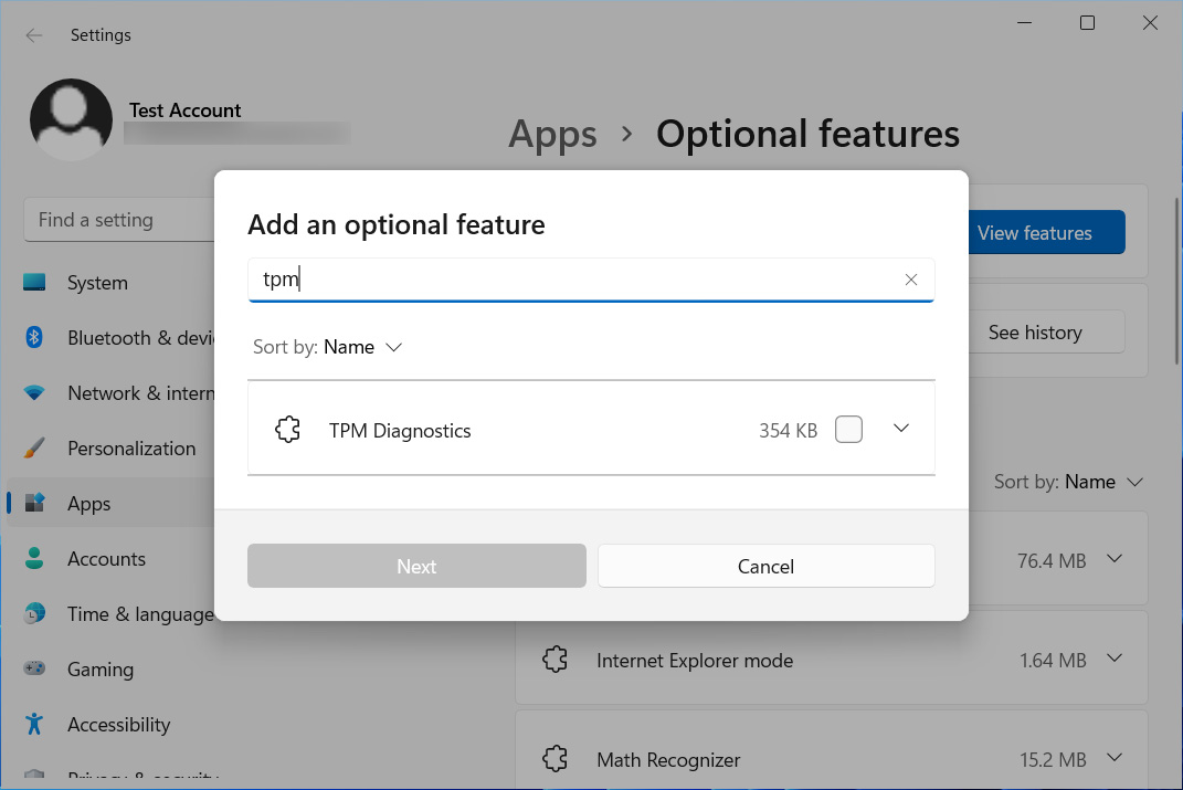 OPTIONALFEATURES. Optional features. Option features