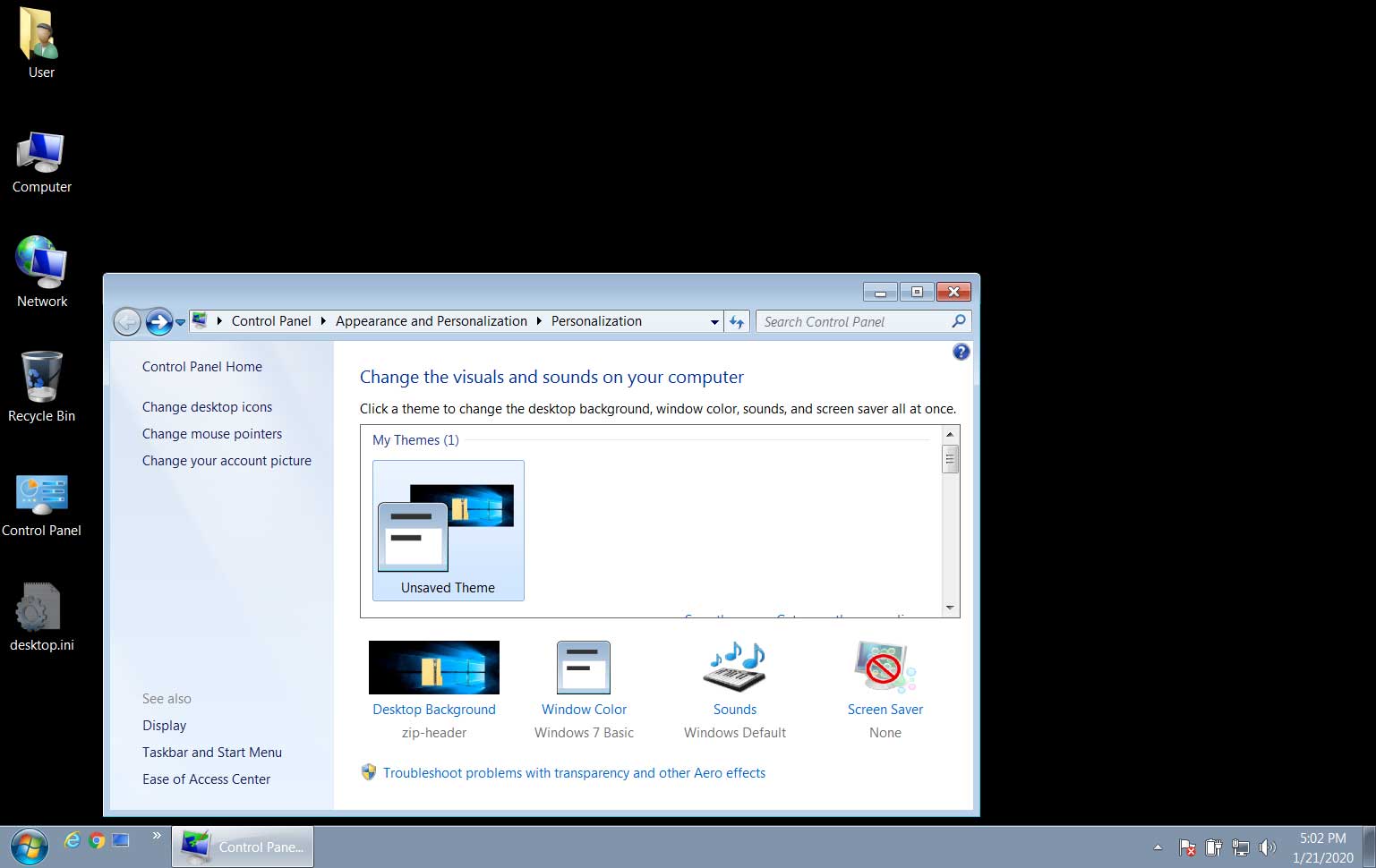 how to change icon picture on windows 7 desktop