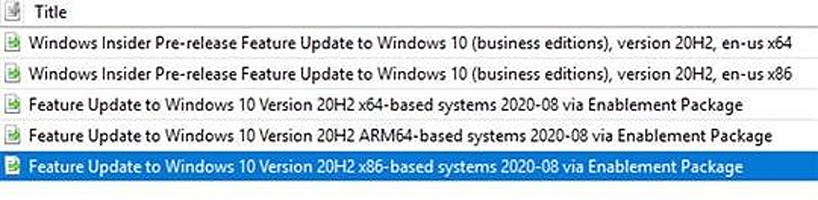 WSUS