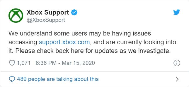 Xbox Support Twitter Account Briefly Hijacked by SEA