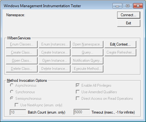WBEMTest