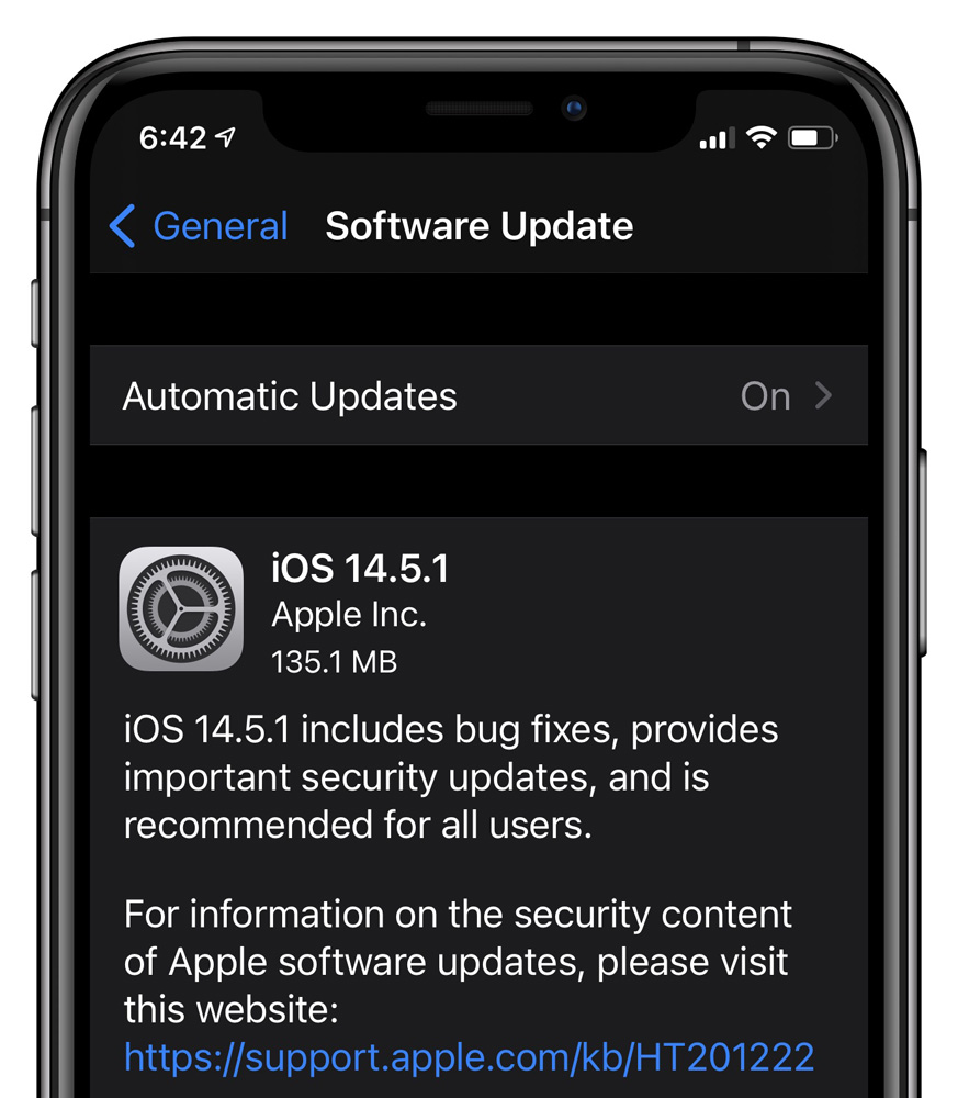 iOS 14.5.1