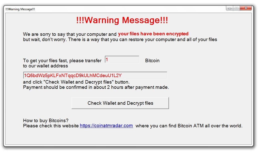 Check wallet