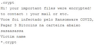 Ransomware COVID