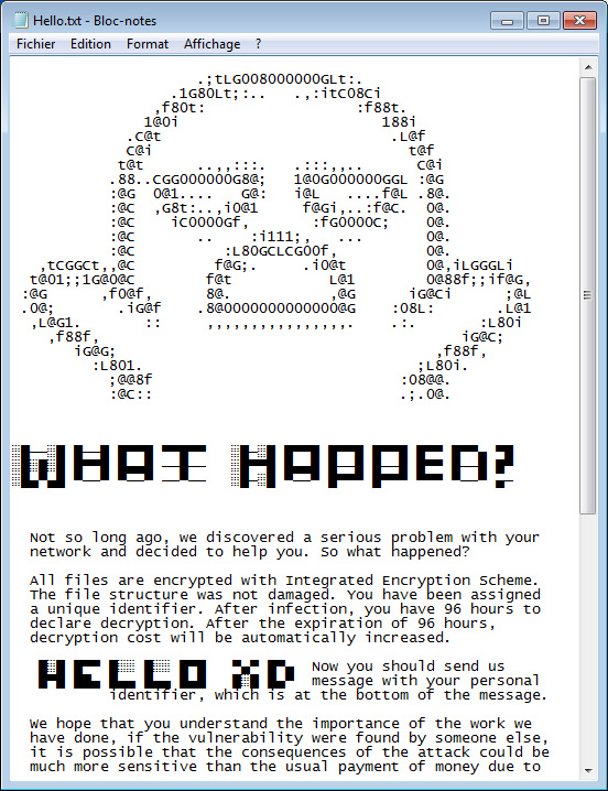 Hello ransomware