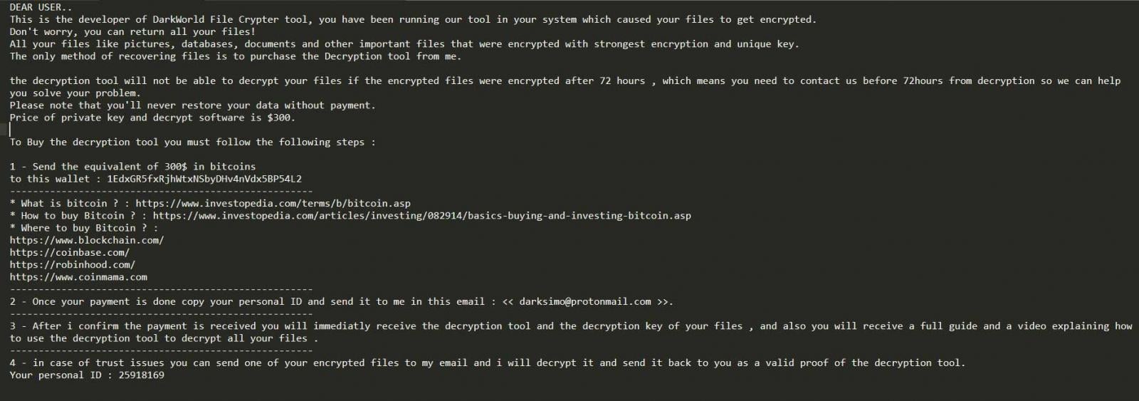 RedEngine Ransomware - Decryption, removal, and lost files recovery  (updated)