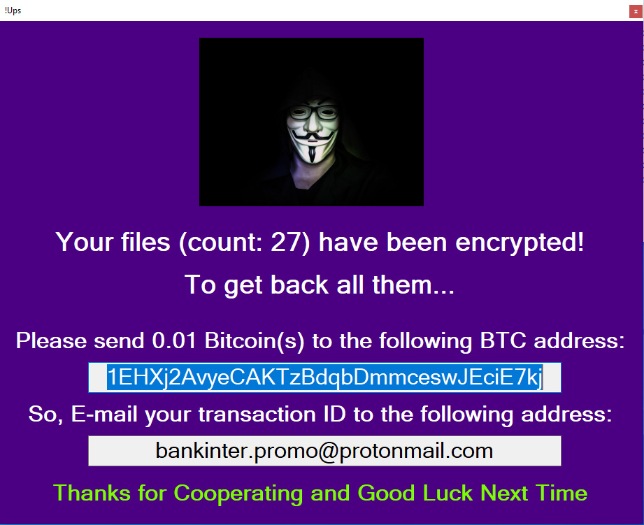 Jcrypt ransomware