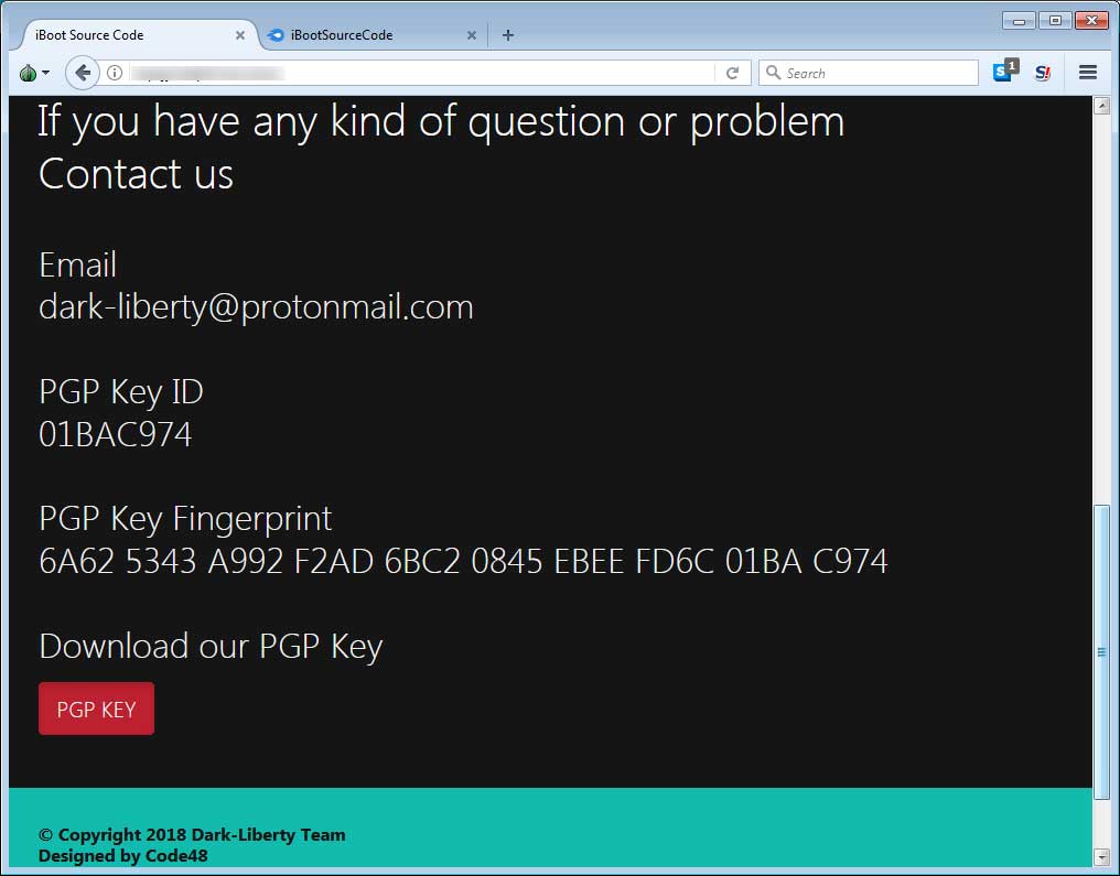 Apple's iBoot Source Code ReReleased on TOR Using a