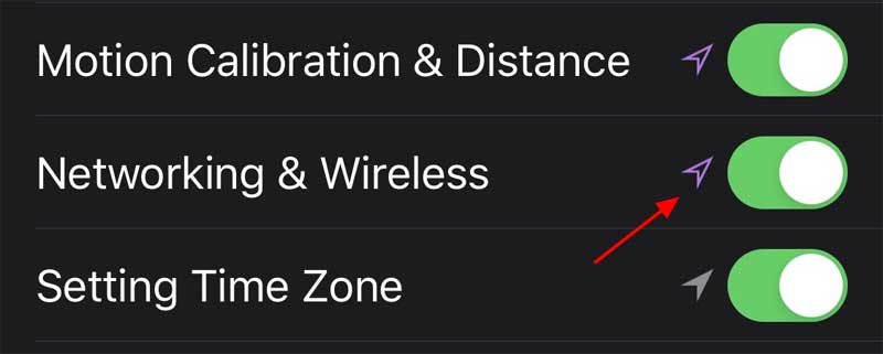 Networking and Wireless Location Setting