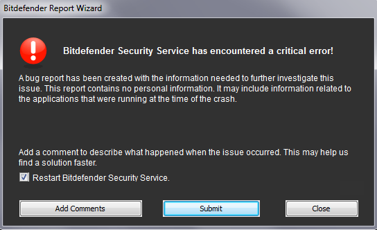 bitdefender uninstall tool not working