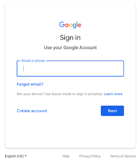 New Google Sign-in Screen