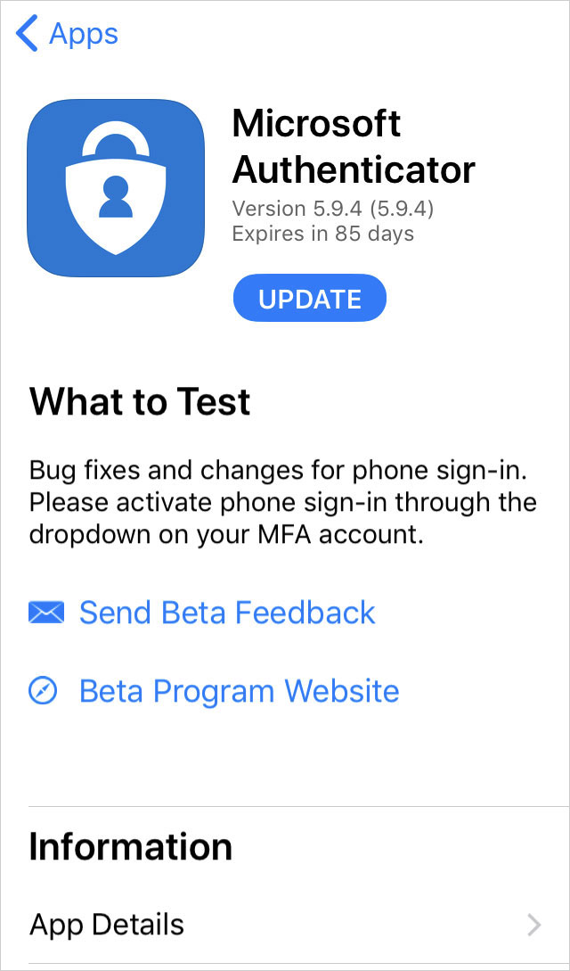 TestFlight Beta Page