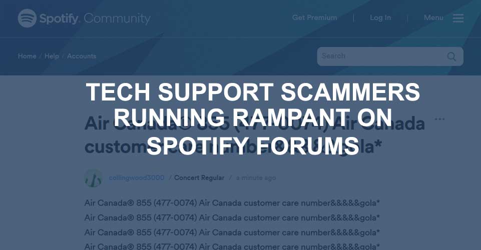 spotify google home scam