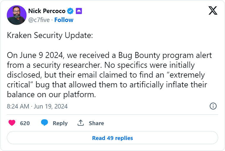 Nick tweet