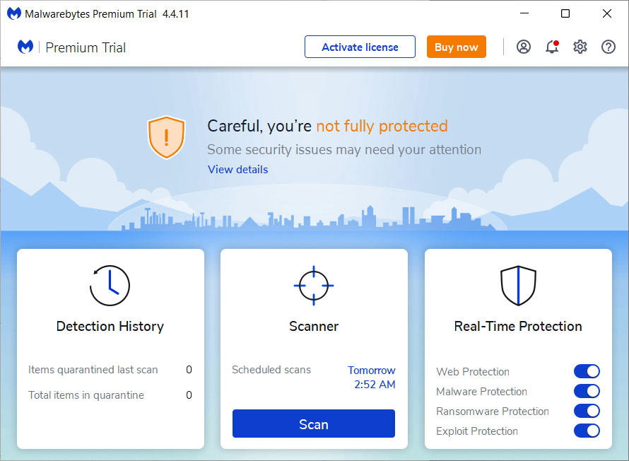 Malwarebytes Premium 4.4