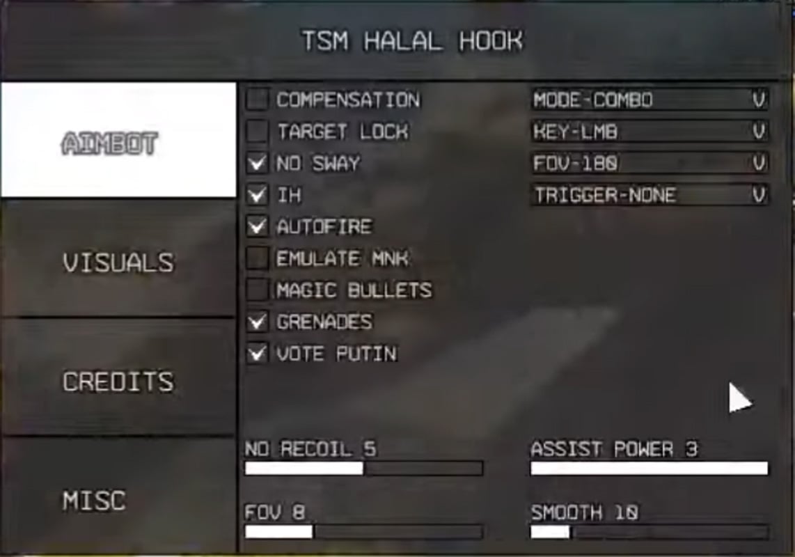TSM Halal Hook game cheat that appeared mid-match