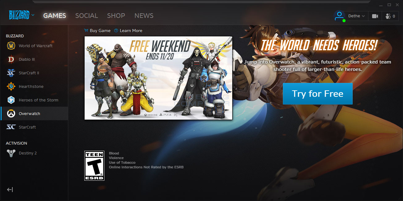 play overwatch online free
