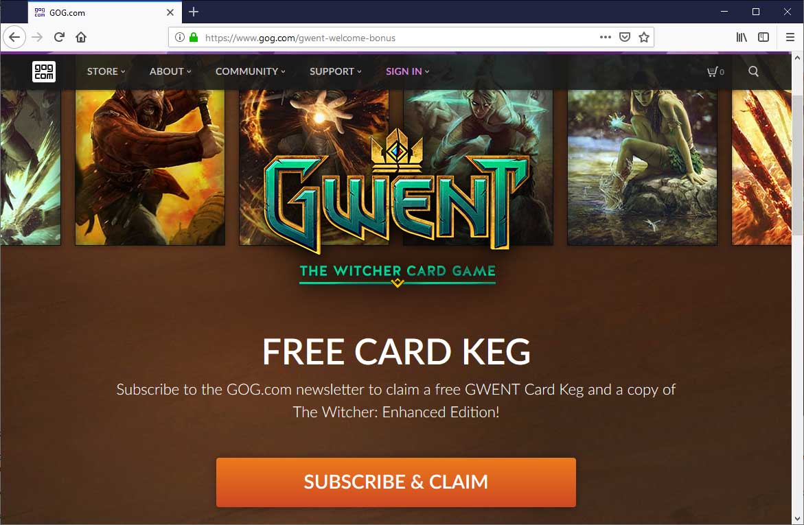 Gwent and Witcher Promotion