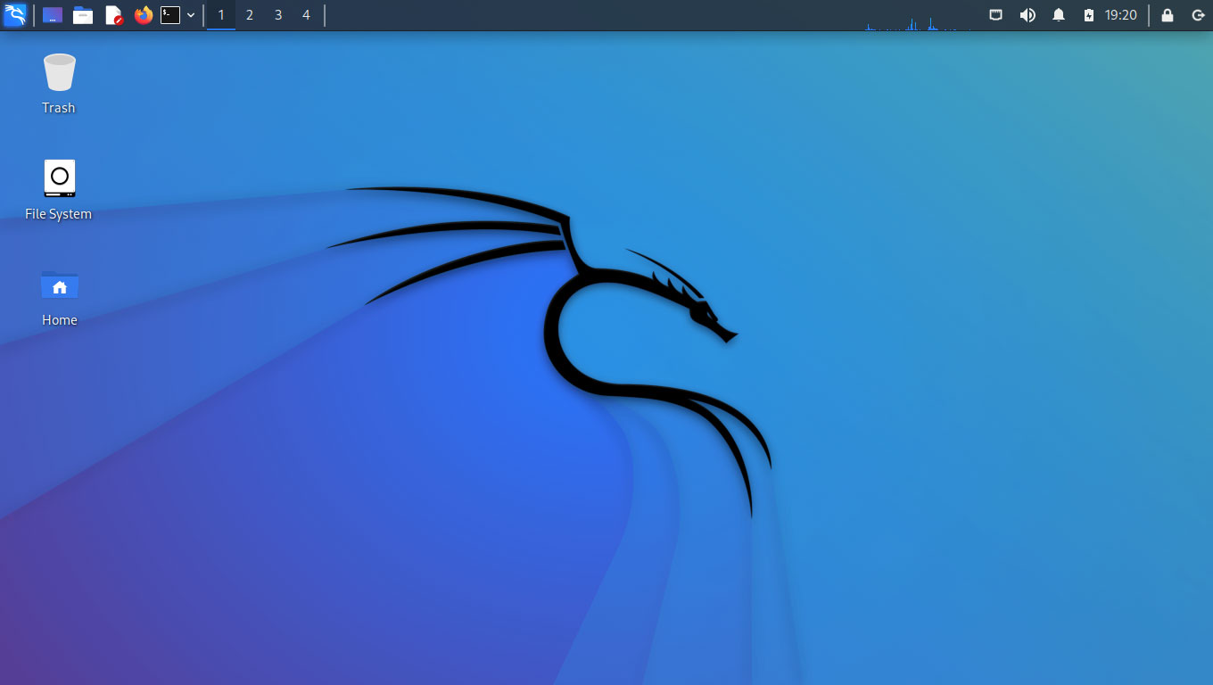 Nuevo fondo de escritorio de Kali Linux