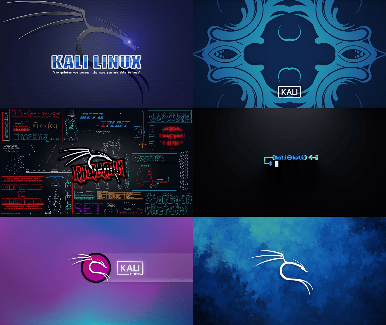 Kali Linux 2023.1 introduces 'Purple' distro for defensive security 2 New Kali Linux wallpapers