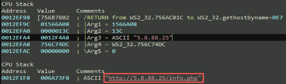 C2 connection