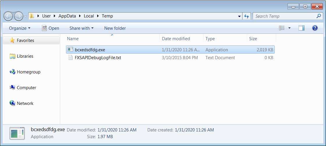  ShadowTechRAT installed in BleepingComputer's test