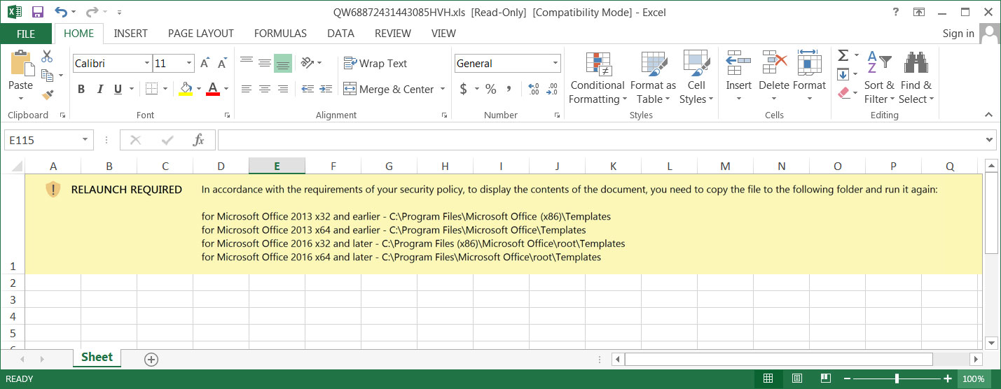 Omitir la vista protegida de Microsoft Office