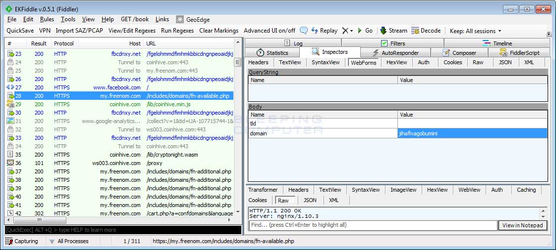Checking for Available Domains