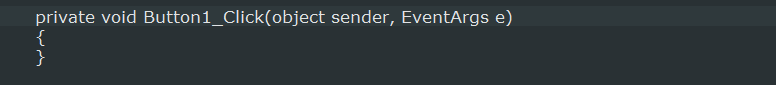 Source code for the Button Click