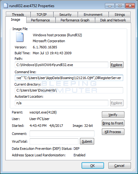 Installing Ursnif