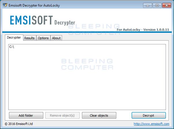 AutoLocky Decryptor