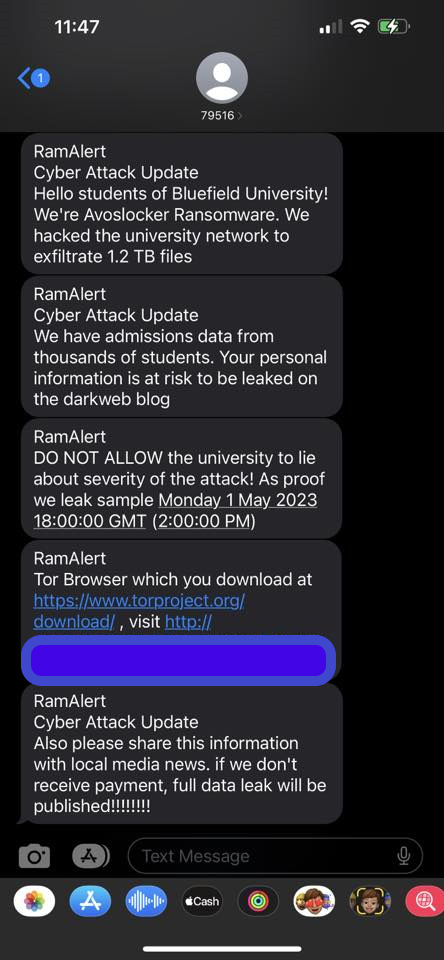 生徒への AvosLocker RamAlert 通知