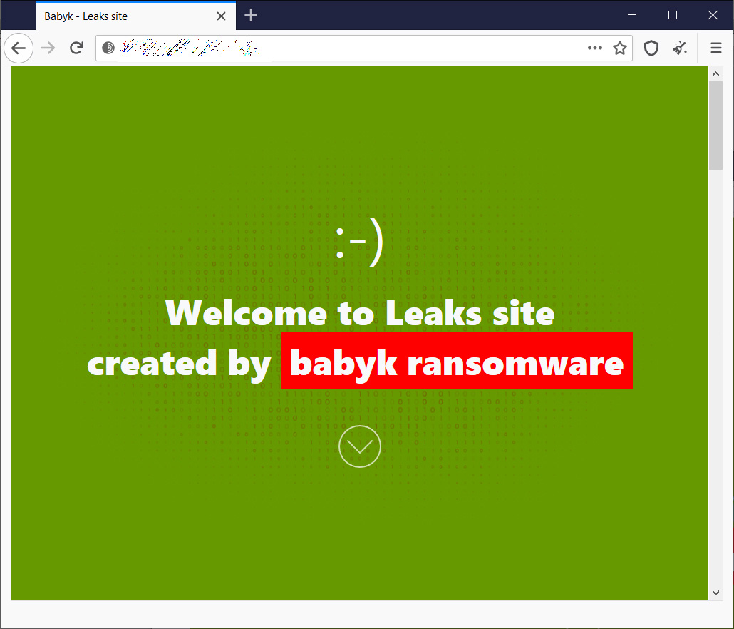 LockBit data leak site