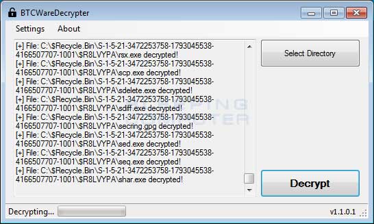 Decrypting Files