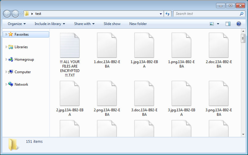 Buran Encrypted Files