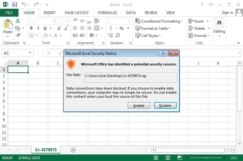 Archivo IQY en Excel