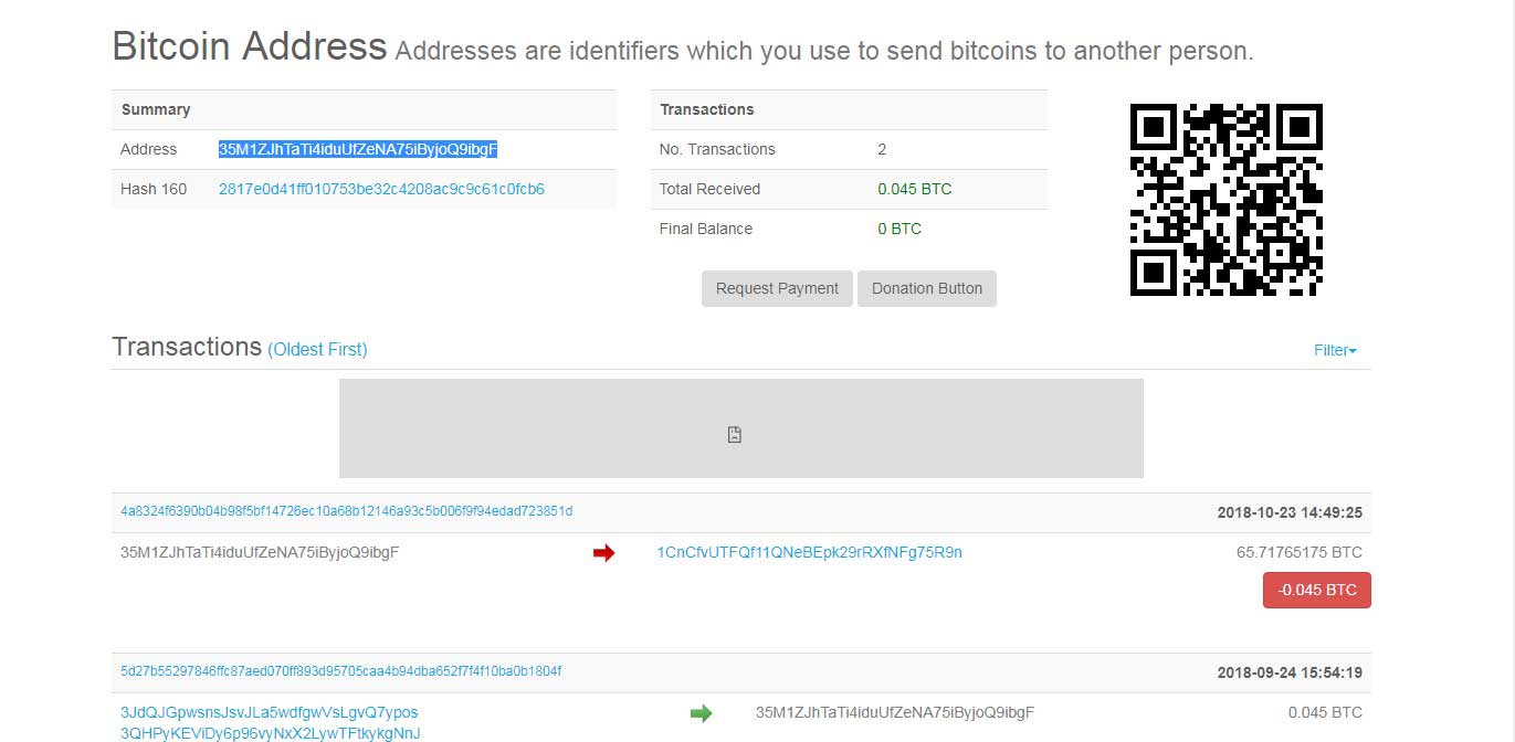 trace bitcoin transactions